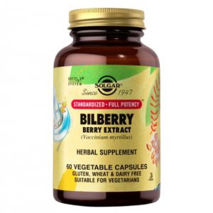 SOLGAR SFP Bilberry Berry Extract - Ekstrakt z jagód czarnej borówki 