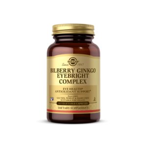 SOLGAR Bilberry Ginkgo Eyebright Complex - kompleks zdrowie oczu