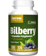 Jarrow Formulas Bilberry + Grapeskin Polyphenols - 120 kapsułek
