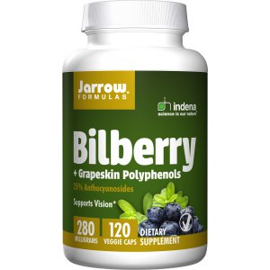 Jarrow Formulas Bilberry + Grapeskin Polyphenols 