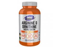 NOW FOODS L-Arginina & L-Ornityna 500 / 250