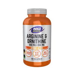 NOW FOODS L-Arginina & L-Ornityna 500/250