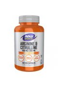 NOW FOODS Arginina & Citrulina 500 / 250 - 120 kapsułek
