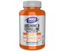 NOW FOODS Arginina & Citrulina 500 / 250