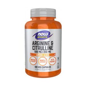NOW FOODS Arginina & Citrulina 500/250