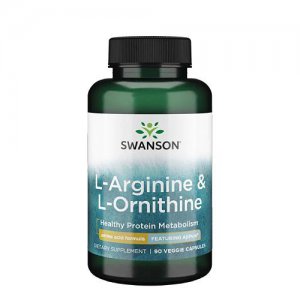SWANSON AjiPure L-Arginina & L-Ornityna