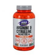 NOW FOODS Arginine & Citrulline 500 / 250 - 240 kapsułek