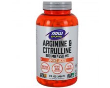 NOW FOODS Arginine & Citrulline 500 / 250