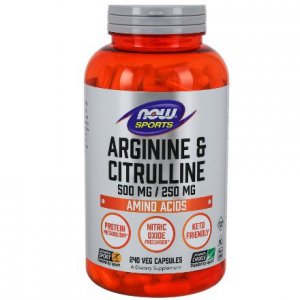 NOW FOODS Arginine & Citrulline 500/250