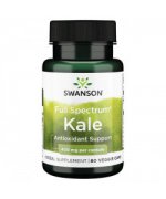 SWANSON Full Spectrum Kale (Jarmuż) 400mg - 60 kapsułek