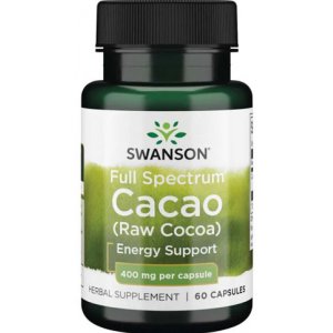 Swanson Full Spectrum kakao (Raw Cocoa), 400mg