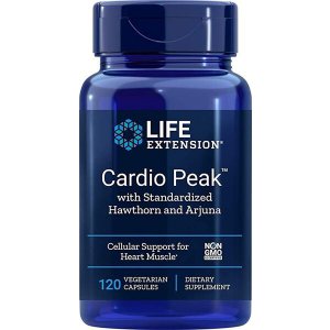 Life Extension Cardio Peak with Standardized Hawthorn and Arjuna (układ sercowo-naczyniowy)