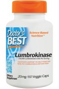 DOCTOR'S BEST Lumbrokinaza 20mg - 60 kapsułek