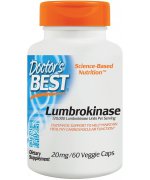 DOCTOR'S BEST Lumbrokinaza 20mg - 60 kapsułek