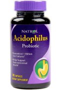 Natrol Acidophilus Probiotic - probiotyk - 100 kapsulek