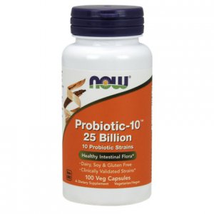 NOW Probiotic-10 25 Bilionów