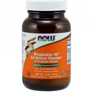 NOW Foods Probiotic-10 50 Billion Powder 57g