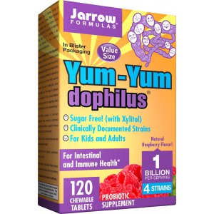 Jarrow Formulas Yum-Yum Dophilus, 1 Billion - 120 tabletek do żucia dla dzieci