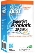 DOCTOR'S BEST Digestive Probiotic na trawienie, 20 Billion CFU - 30 kapsułek