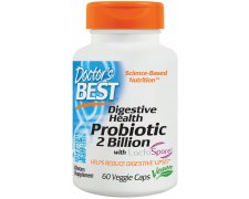 DOCTOR'S BEST Digestive Health Probiotic 2 Billion with LactoSpore probiotyk