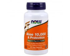 NOW FOODS Aloe Vera 10 000 & Probiotyki