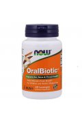 NOW OralBiotic - Probiotyki do ssania - 60 tabletek
