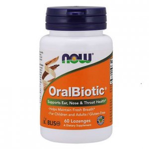 NOW OralBiotic - Probiotyki do ssania