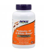NOW FOODS Probiotyk-10 & Bifido Boost - 90 kapsułek