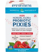 Nordic Naturals Nordic Flora Kids Probiotic Pixies, 3 Billion CFU truskawka z maliną - 30 saszetki 