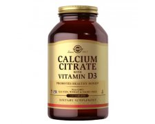 SOLGAR Calcium Citrate with Vitamin D3 - cytrynian wapnia + witamina D3