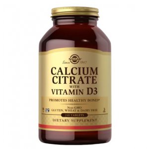 SOLGAR Calcium Citrate with Vitamin D3 - cytrynian wapnia + witamina D3