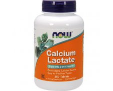 NOW FOODS Calcium Lactate (mleczan wapnia)