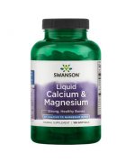 SWANSON Liquid Calcium & Magnesium - 100 kapsułek