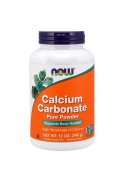 NOW Calcium carbonate (węglan wapnia) proszek 340g - Proszek 340g