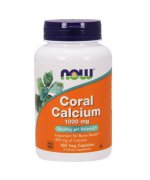 NOW Coral Calcium 1000mg - 100 kapsułek