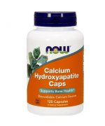 NOW Calcium Hydroxyapatite - 120 kapsułek