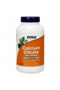NOW FOODS Calcium Citrate (Cytrynian wapnia) 100% proszek 227g - Proszek 227g