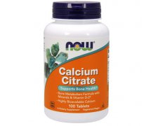 NOW FOODS Calcium Citrate (Cytrynian Wapnia) 300mg