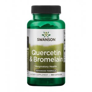 SWANSON Kwercetyna i Bromelaina 250mg/78mg
