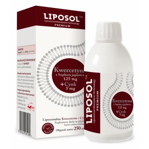 Liposol Liposomalna Kwercetyna 125 mg + Cynk 5 mg - 250ml