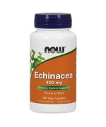 NOW FOODS Echinacea Root (Jeżówka purpurowa) 400mg - 100 kapsułek