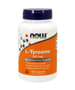NOW FOODS L-Tyrozyna 500mg - 120 kapsułek