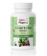 Zein Pharma Green Coffee Extract, 450mg zielona kawa - 90 kapsułek