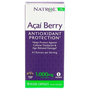 Natrol Acai Berry, 1000mg Jagoda acai 