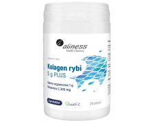 ALINESS Kolagen rybi 5 g PLUS siarka OptiMSM, witamina C 