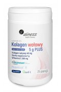Aliness Kolagen wołowy 5 g PLUS witamina C, siarka OptiMSM ( kolagen typ I + typ II + typ III) - 158,5 g