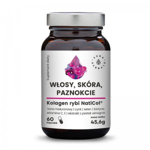 AURA HERBALS Włosy Skóra Paznokcie - Kolagen Rybi NatiCol
