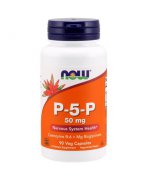 NOW FOODS P-5-P (Witamina B-6) 50mg - 90 kapsułek