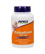 NOW FOODS Colostrum 500mg kapsułki - 120 kapsułek