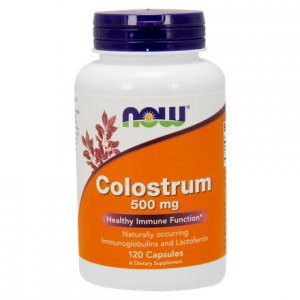 NOW FOODS Colostrum 500mg kapsułki